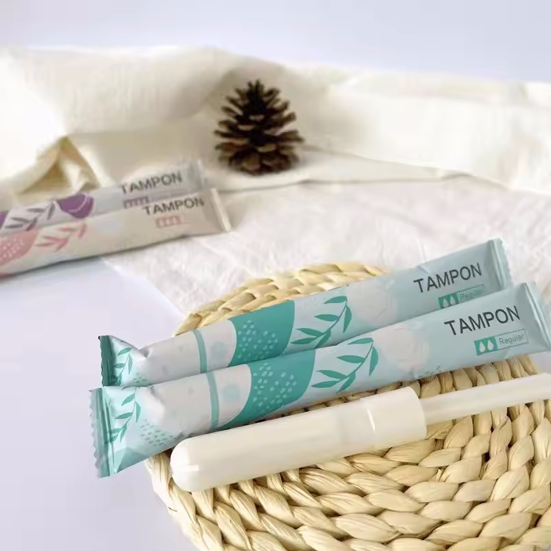 Absorventes Orgânicos Mais Vendidos Toque de Seda Confortável Higiene Mini Embalados com Aplicador