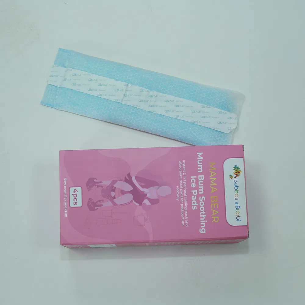 Almofada Menstrual Descartável de Preço Personalizado com Resfriamento Instantâneo de Gel de Gelo Perineal, Almofada Fria Médica Não Tecida para Hospital