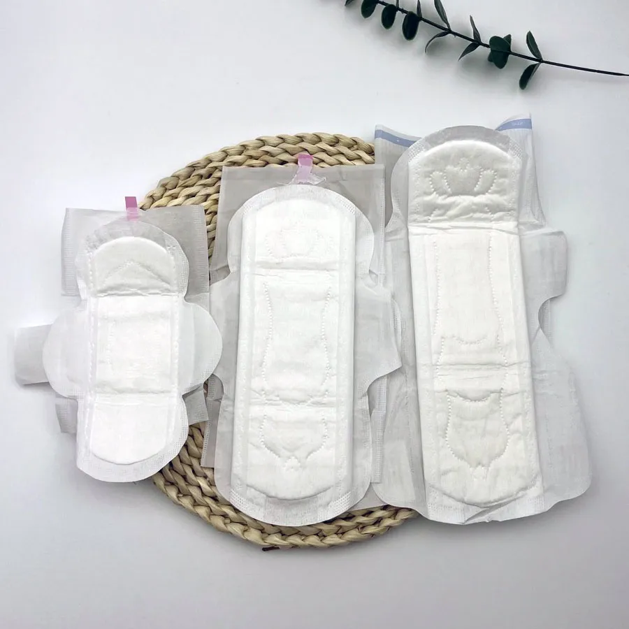 Amostra Grátis de Absorventes Reutilizáveis de Algodão Orgânico para Menstruação OEM para Mulheres