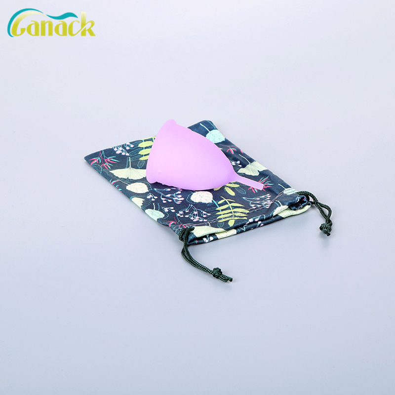 Copa Menstrual de Silicone Colapsável Lady com FDA