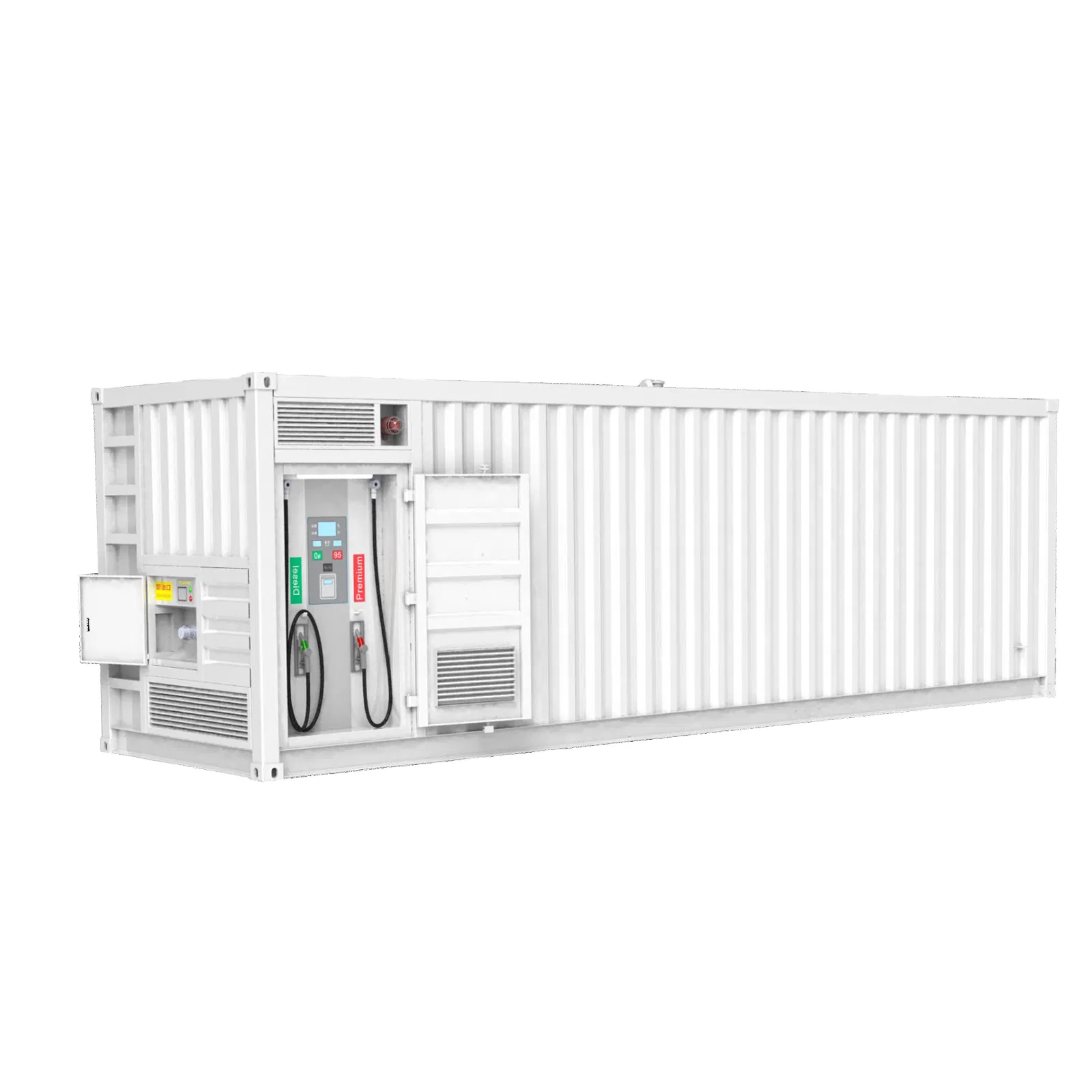 Customzied Gas Station Equipment 20FT 40FT Mounted Skid Mobile Fuel Statoin