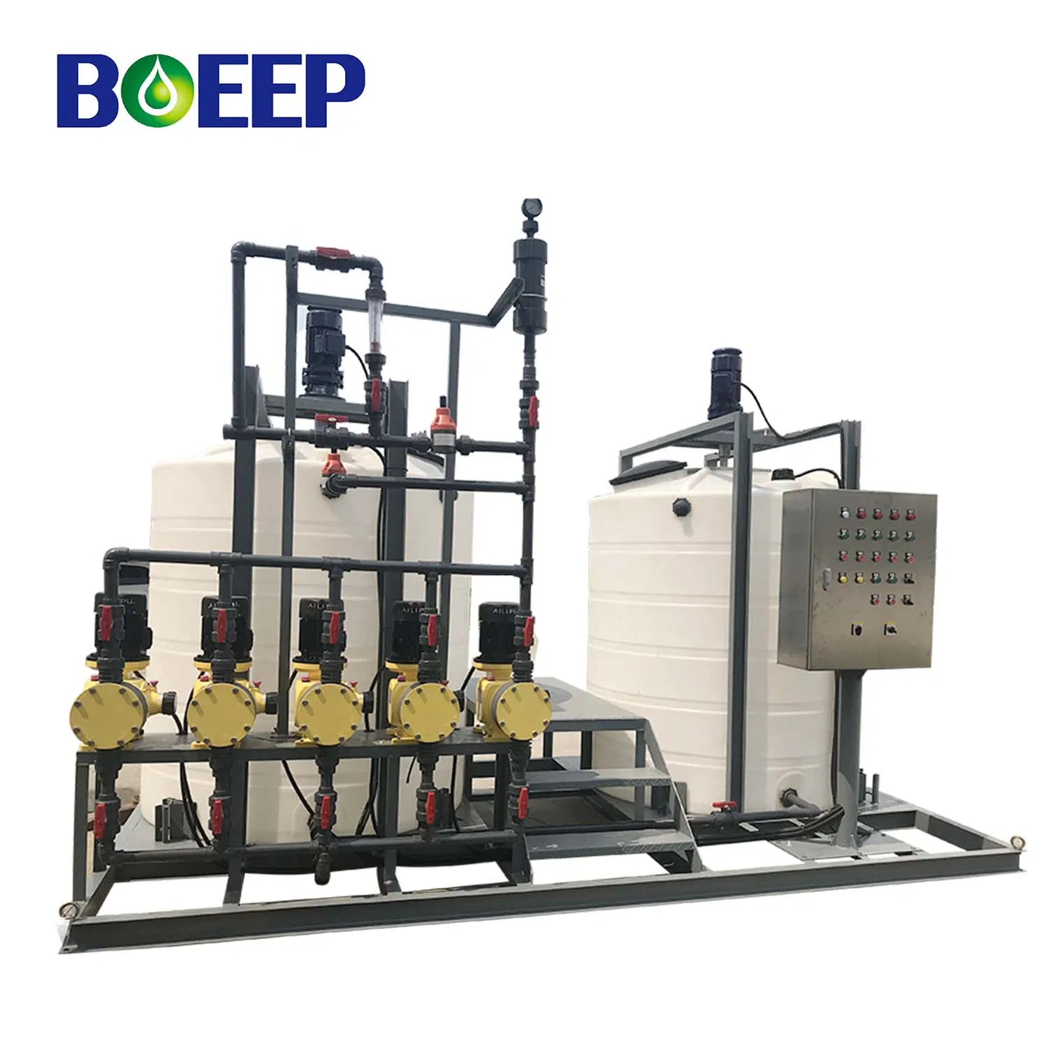 Chemical Dosing Skid for Coagulation and Flocculation in Water Treatment