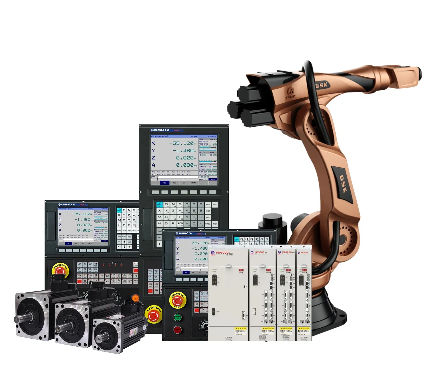 GSKRB80-2080 Fully Automatic Industrial Handing robotic delivery &nbsp;6 Axis Collaborative Industrial Robot Arm