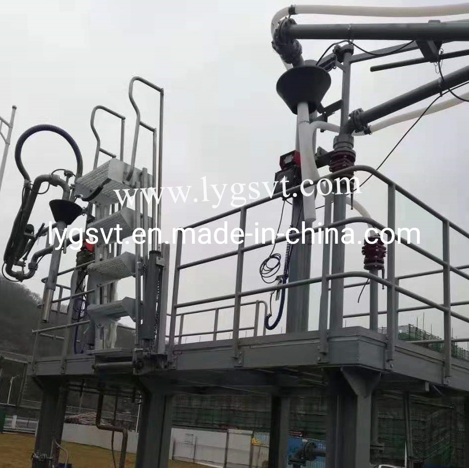 Rail Truck Skid Mounted Loading Unloading Arm for Petrochemical Liquid Ammonia