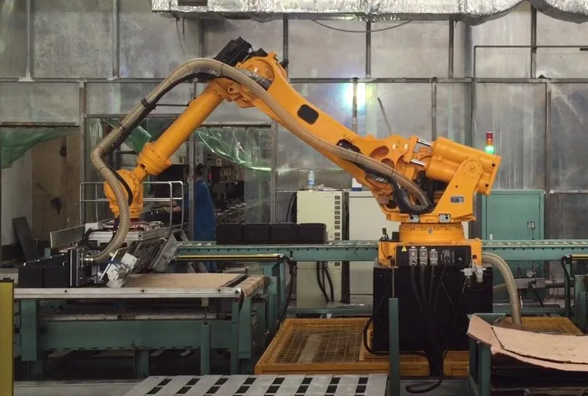 6 Axis Carton Palletizing Robot /Palletizer / Robotic Robot Arm Stacker