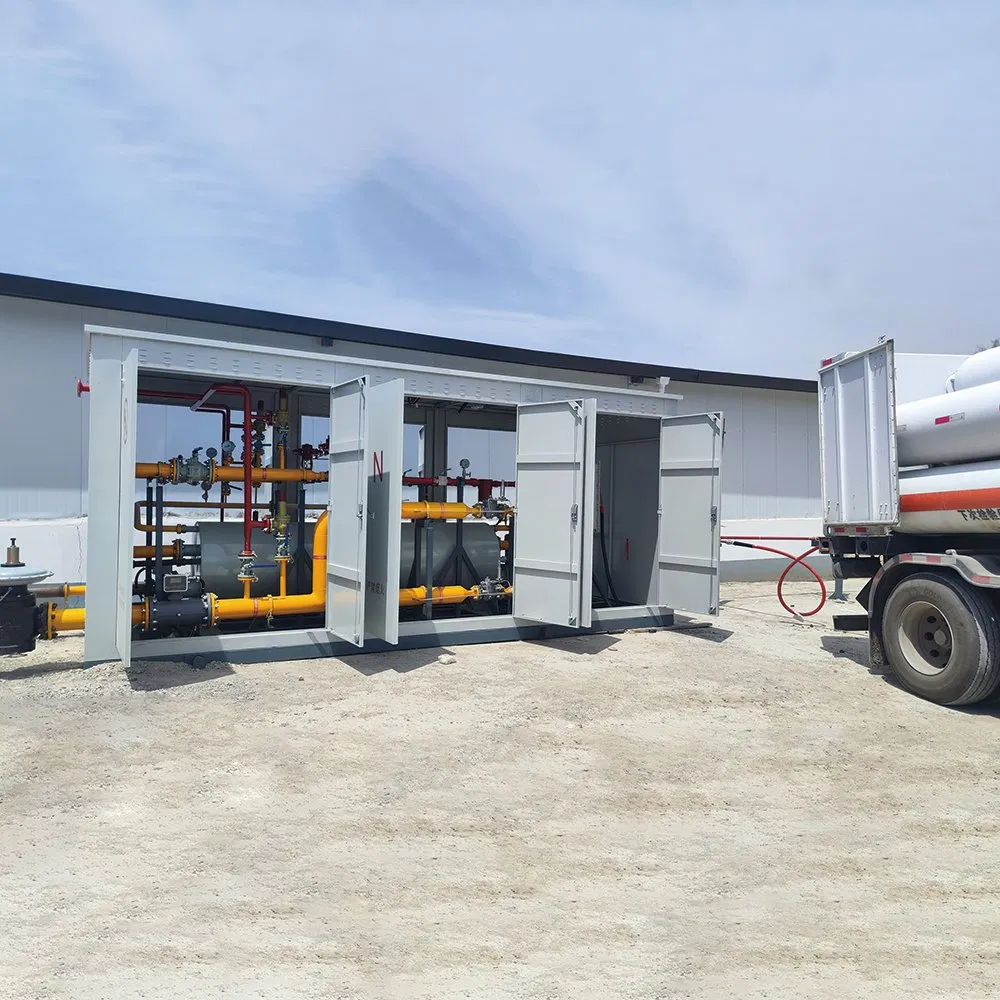 Skid-Mounted Prms for Natural Gas Power Plants 1000 Nm³/H Fuel Gas Conditioning System for Stable Generator Supply