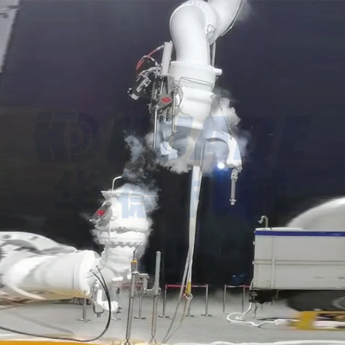 Multiple Rotation Angles High-Pressure Equipment Single-Arm Low-Temperature LNG Marine Loading Arm with Swivel Joint