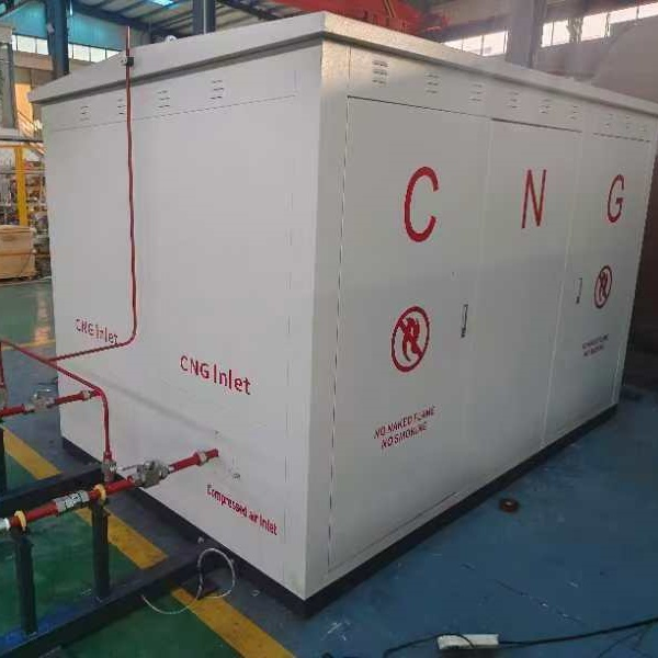 Custom-Built Prms Skid for Compressed Natural Gas Distribution with Flow Control and Safety System