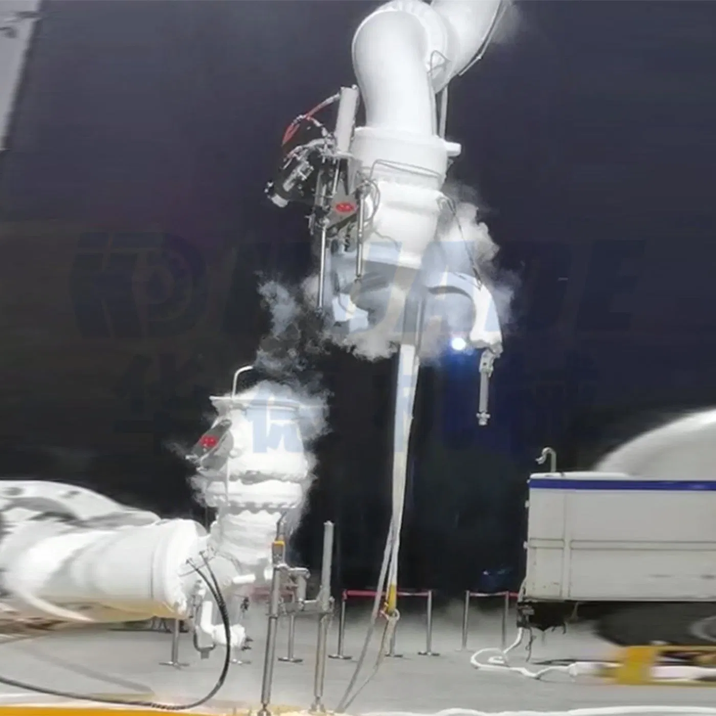 Good Corrosion Resistance High-Pressure Equipment Single-Arm Low-Temperature LNG Marine Loading Arm with Swivel Joint