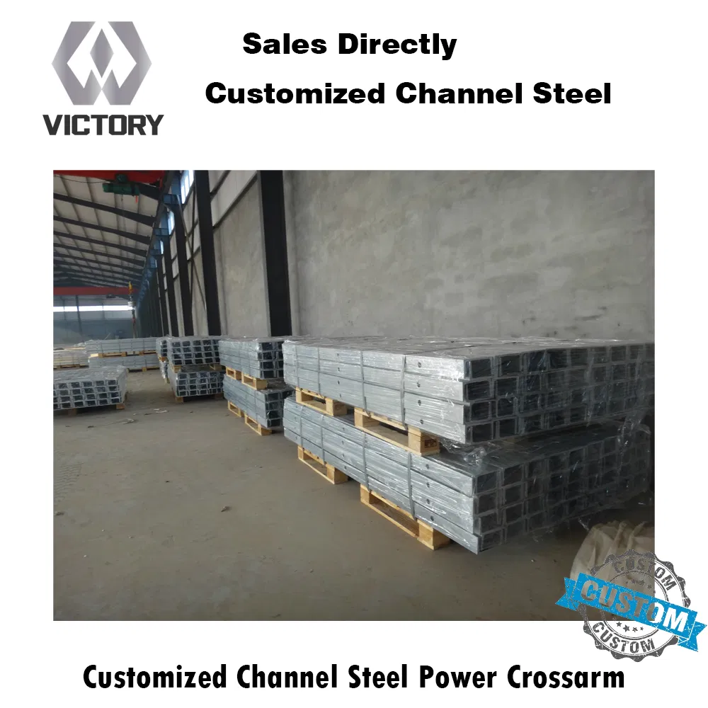 Durable Anti-Corrosive Steel Channel Cross Arm for Utility Poles