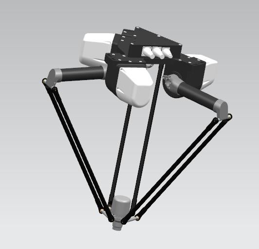 Industry High-Speed Egg Fruit Pick and Place 4 Axis Delta Parallel Robot Arm