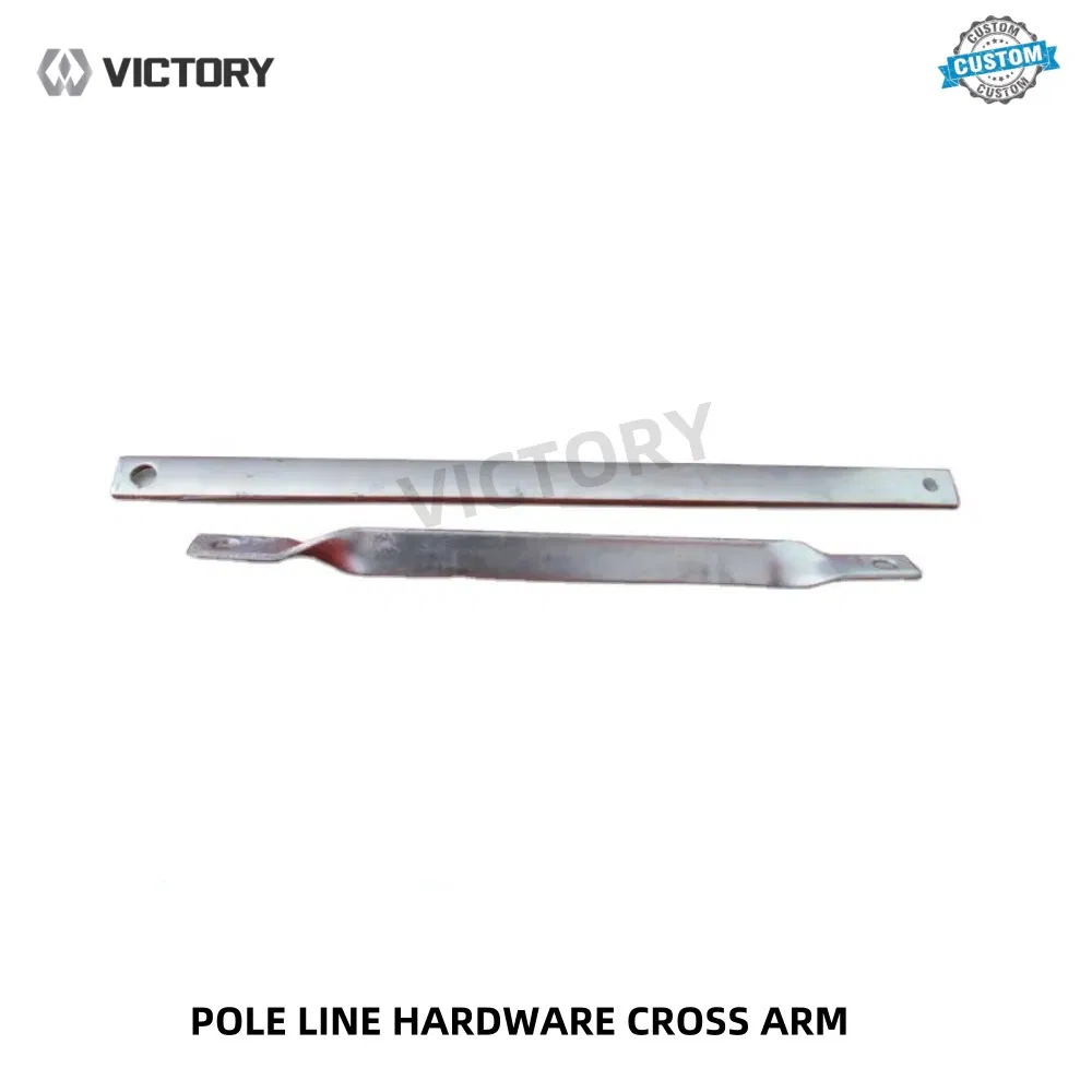 Durable Metal Support Arm for Utility Pole Hardware Solutions