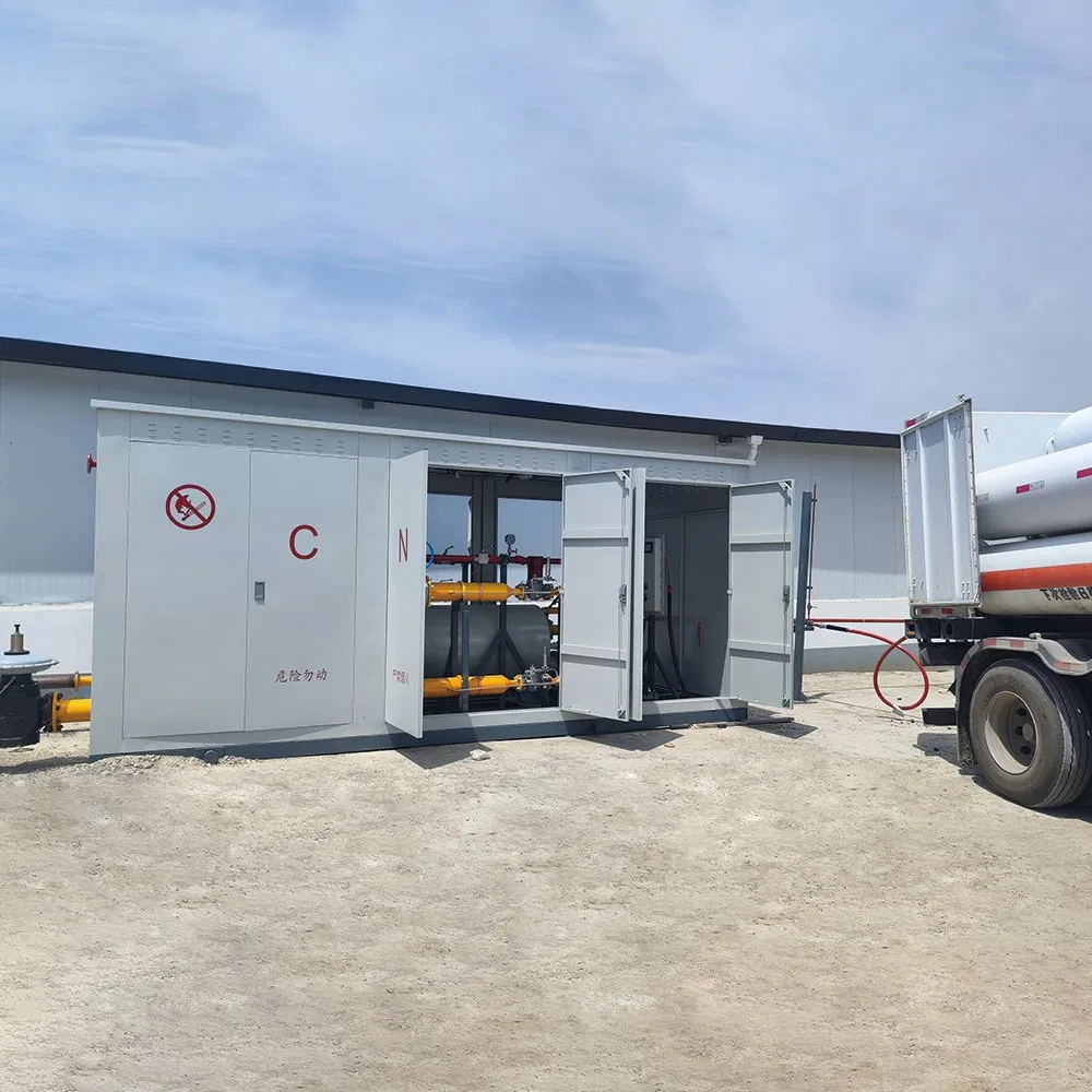 Skid-Mounted Prms for Natural Gas Power Plants 1000 Nm³/H Fuel Gas Conditioning System for Stable Generator Supply