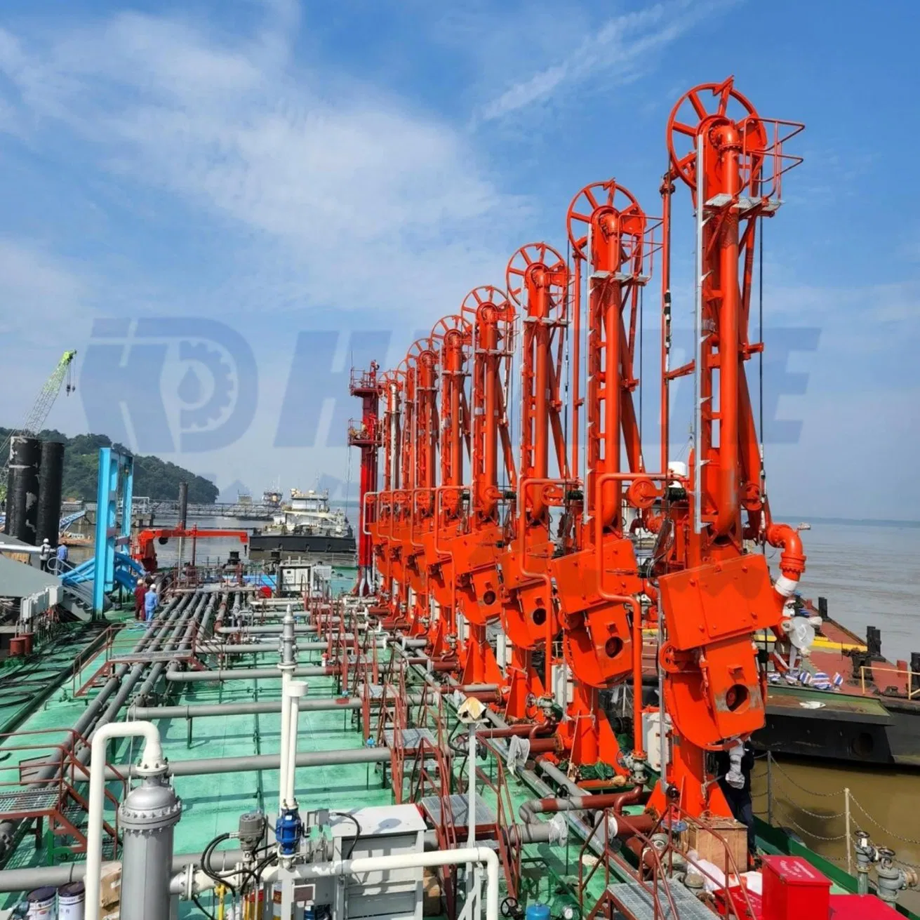 High Safety High-Pressure Equipment Single-Arm Low-Temperature Chemical Marine Loading and Unloading Arm Machine with Swivel Joint