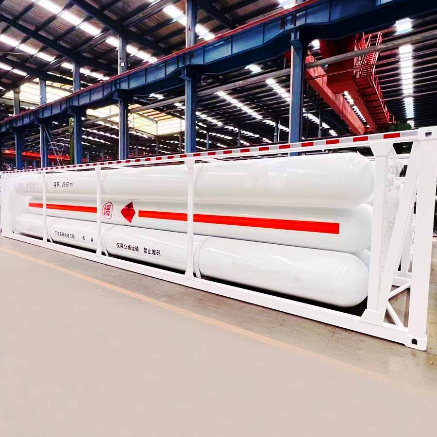 Hydrogen Tube Skid with High Pressure Gas Storage Bundle for H2 Transportation