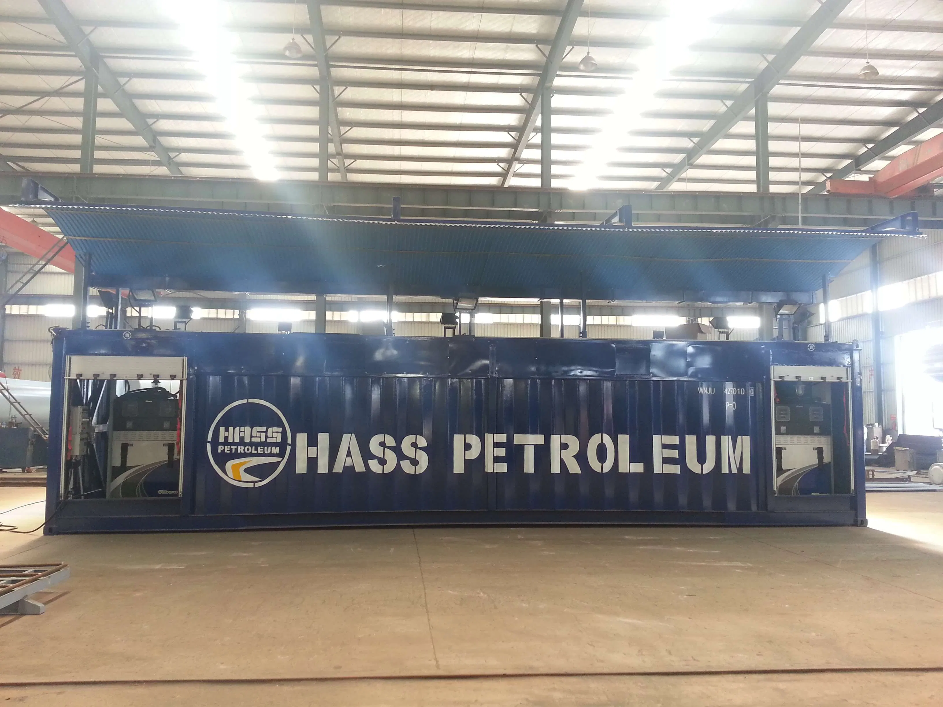 20 FT 40 FT Petrol gasoline Diesel Container Refilling Skid Station