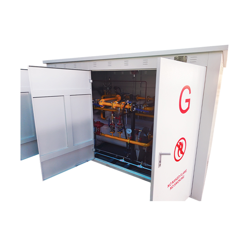 Prms Skid with Flow Meter CNG LNG Pressure Reduction System for High Efficiency