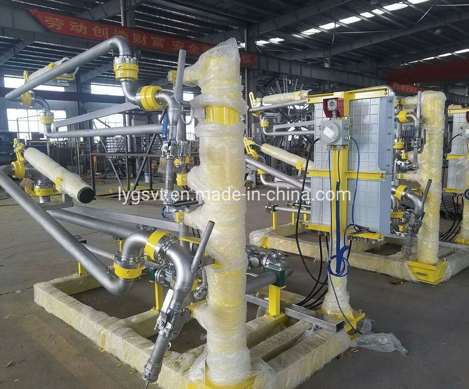 LPG Propane Butane Ammonia Chemicals Truck Tanker Bottom Loading Arm