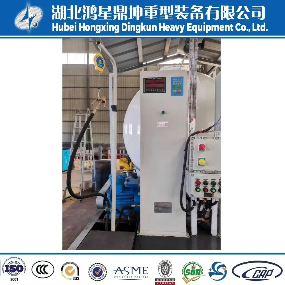 30 Tons Skid-Mounted Portable LPG Fuel Station Integrated Industrial Refueling Unit