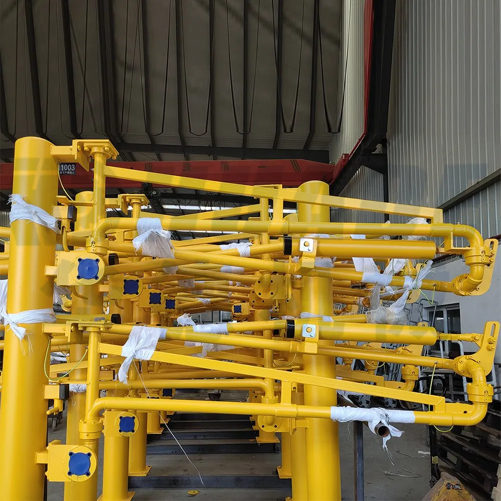 High Safety Industrial Machinery Top Land Lined Cantilever Loading LPG and Unloading Equipment Arm Telescopic Crane with Two Arms