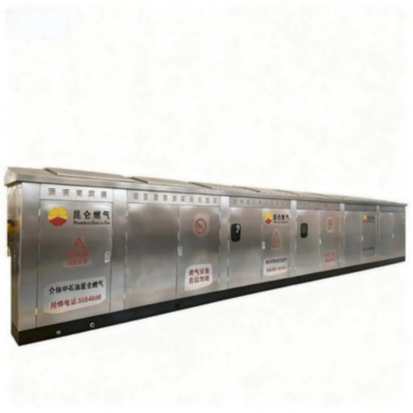 CNG Decompression &amp; Heating Skid with Regulation Control