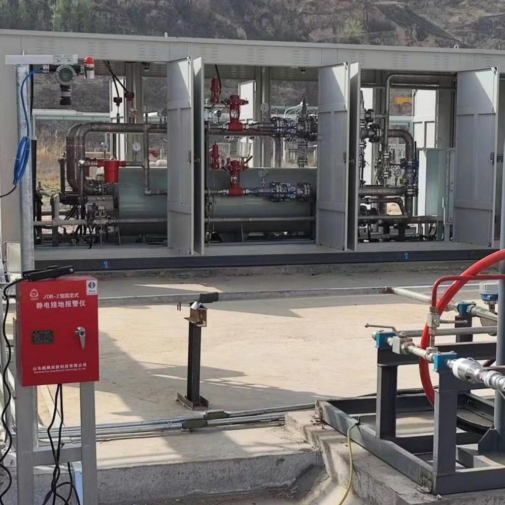 Custom-Built Prms Skid for Compressed Natural Gas Distribution with Flow Control and Safety System