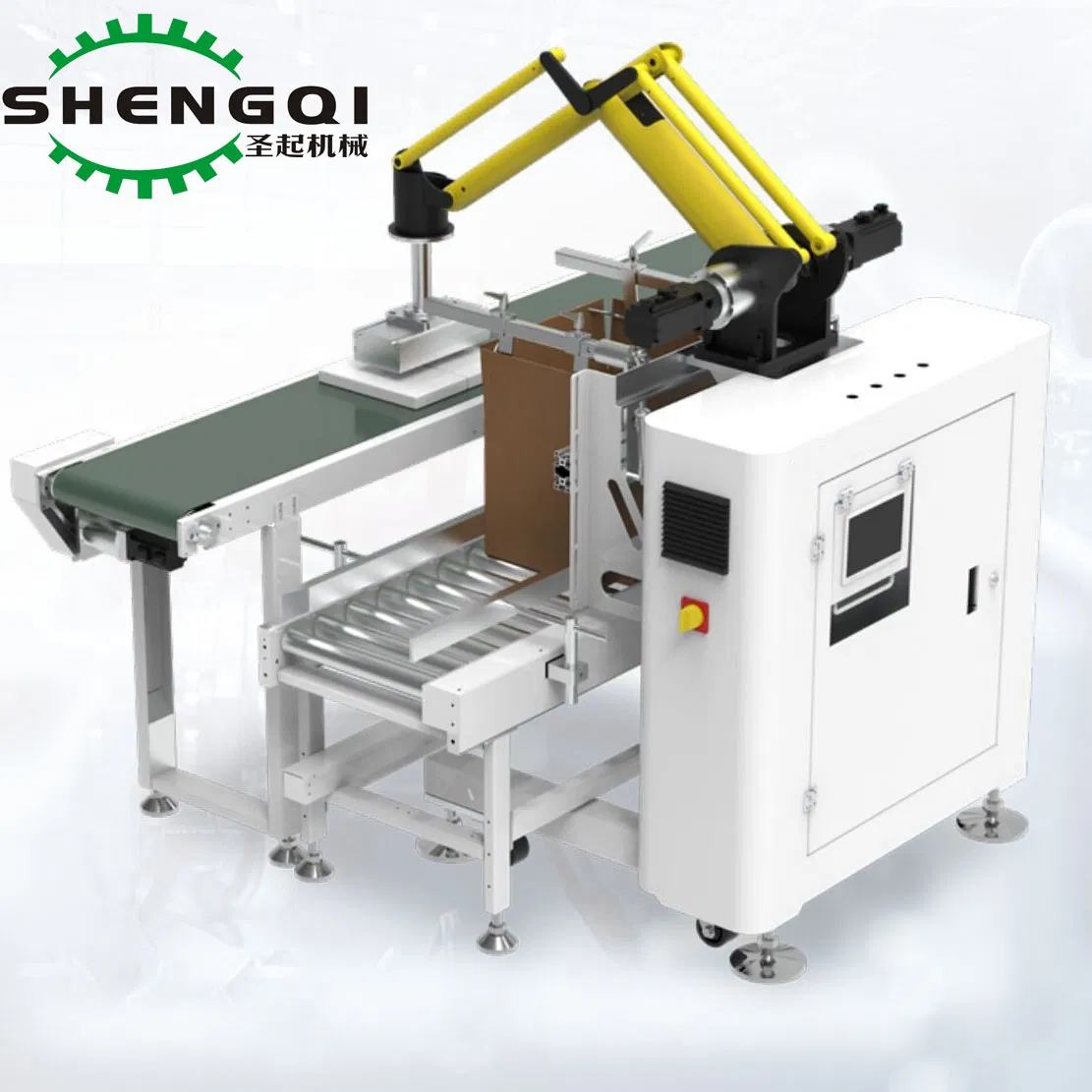 Small Plant Quick Operations Mobile Palletizing Work Station Robot Arm Technology