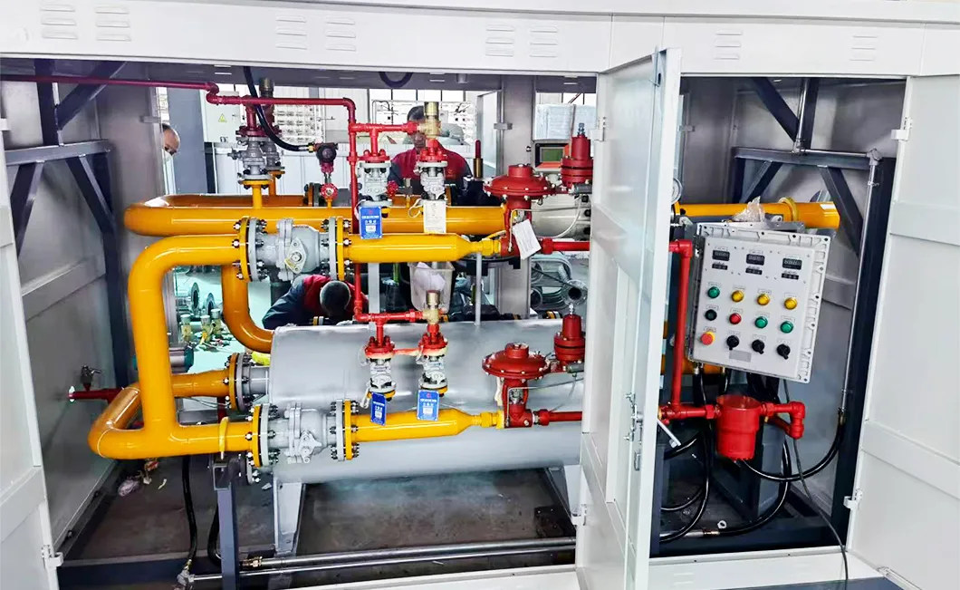 CNG Pressure Reduction Skid Station