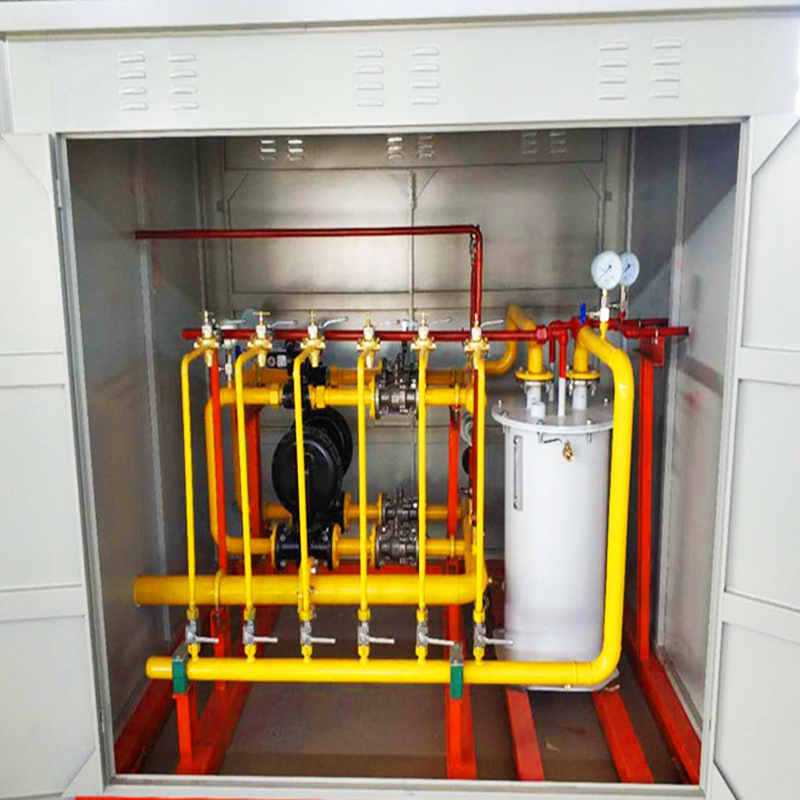 Automated-Control Fueling-Station-Ready Filtration-System Pressure-Testing-Compliant Gas-Leak-Detection Industrial-Fueling Pressure Reducing Skid