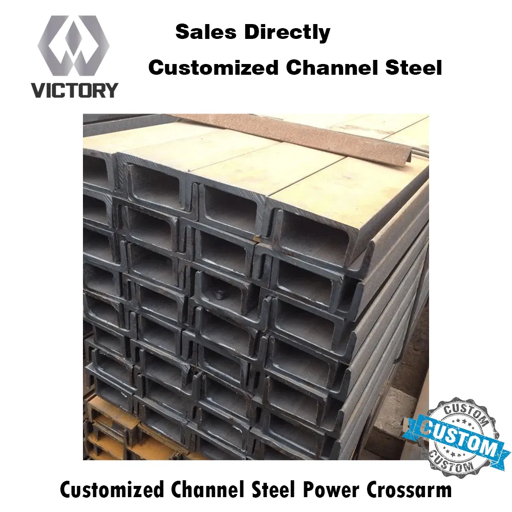 Durable Weather-Resistant Steel Channel Cross Arm for Outdoor Use