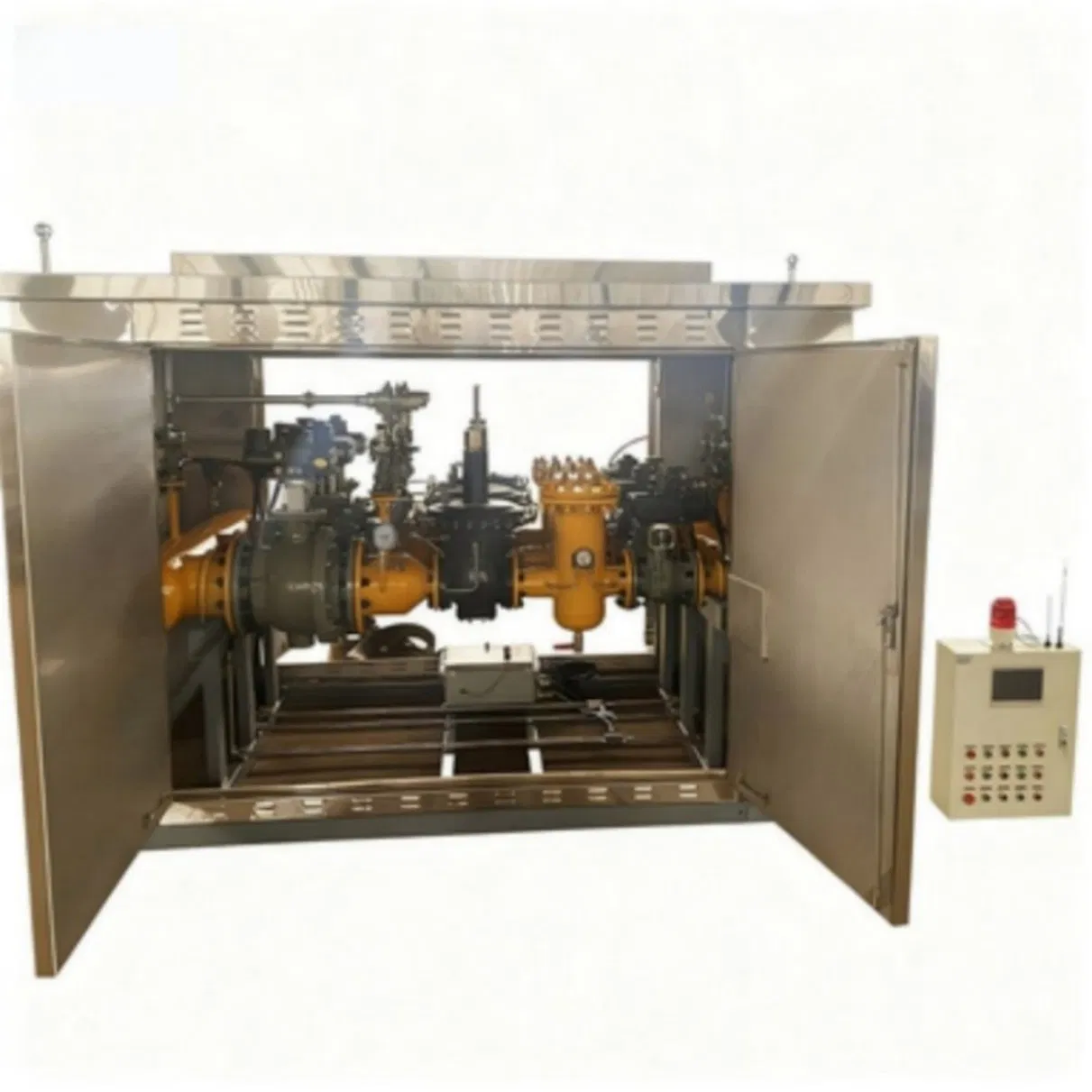 CNG Pressure Regulation Skid for Industrial Fuel Use