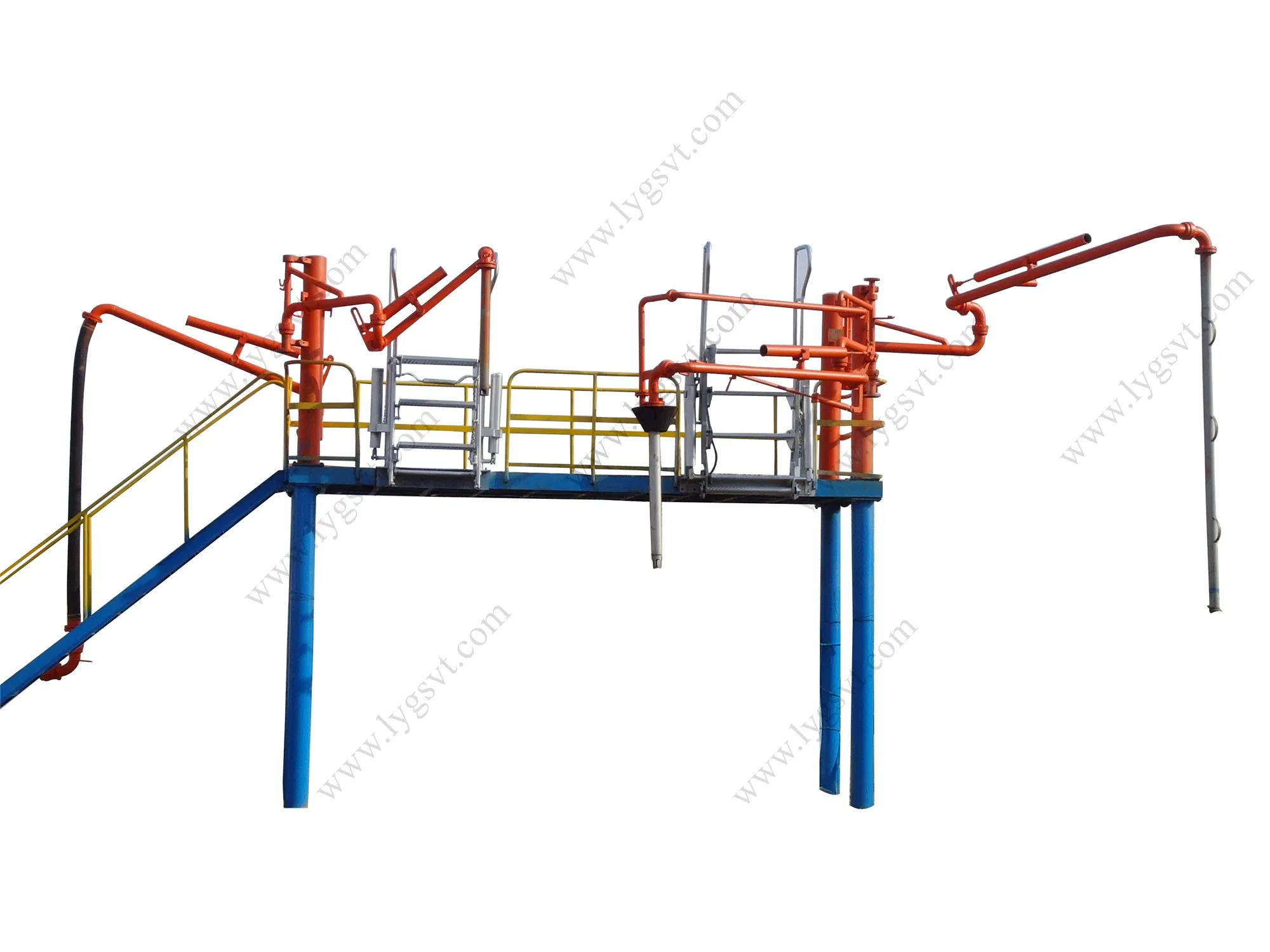 Top Loading Unloading Arm for Rail Tanker with Submersible Pump