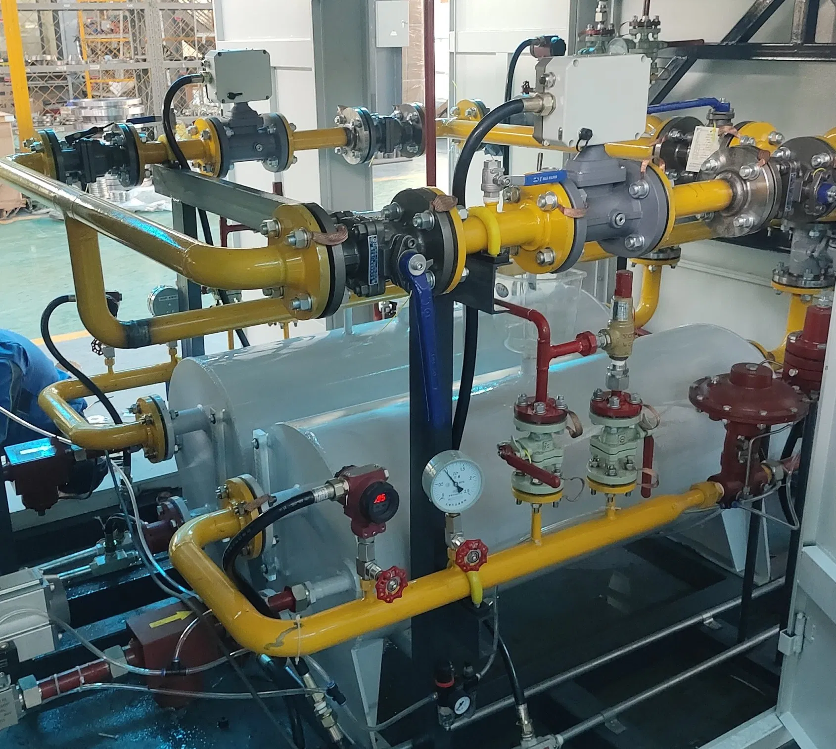 500nm3/H 500scm Pressure Regulating and Metering System CNG Prms Skid Station
