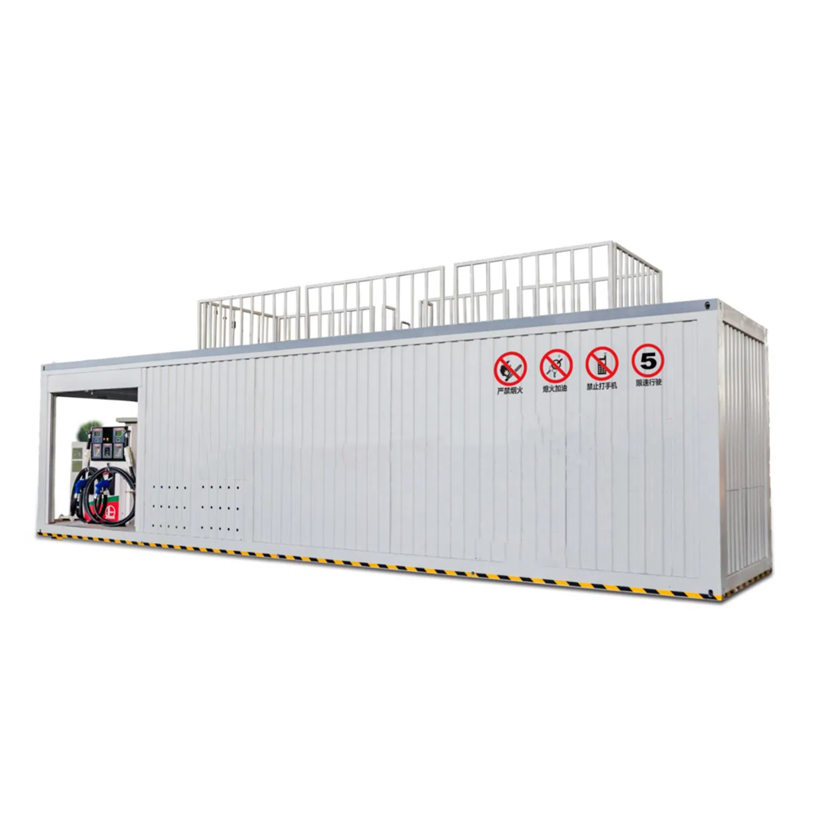 Customzied 20FT 40FT Mounted UL Certificated Ex-Proof Oil Gas Container Mobile Fuel Skid