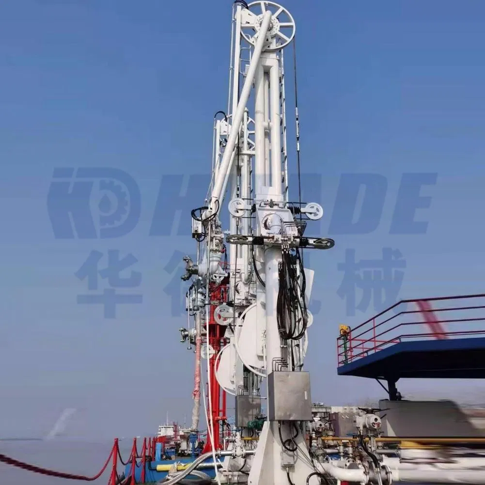 High Safety High-Pressure Equipment Single-Arm Low-Temperature Gasoline and Desiel Marine Loading Arm with Swivel Joint