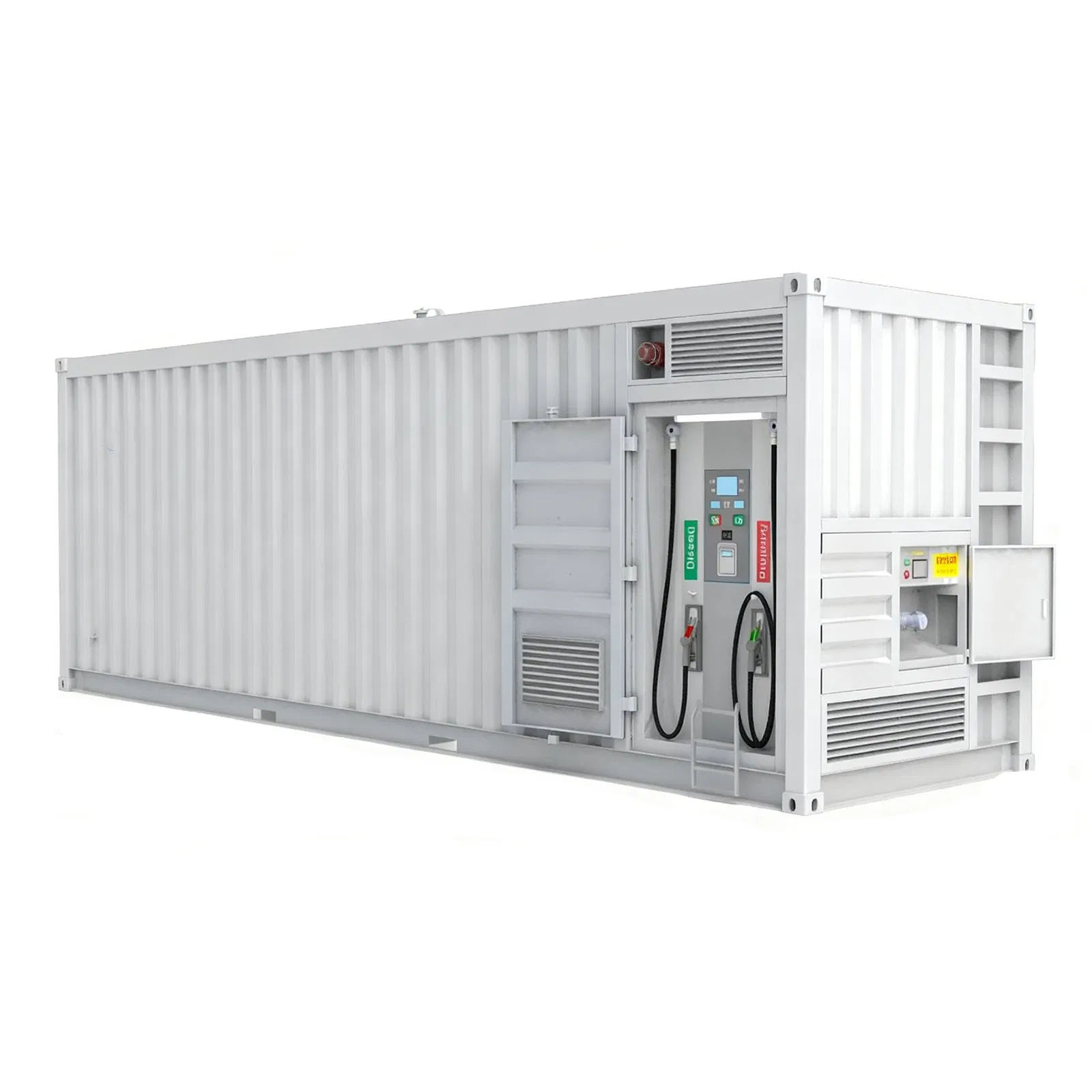 Customzied Gas Station Equipment 20FT 40FT Mounted Skid Mobile Fuel Statoin