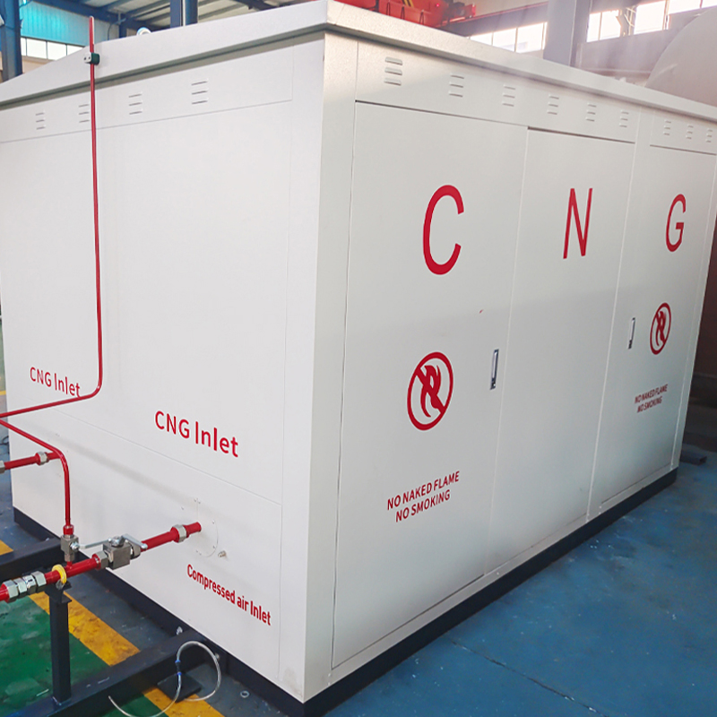 Prms Skid with Flow Meter CNG LNG Pressure Reduction System for High Efficiency
