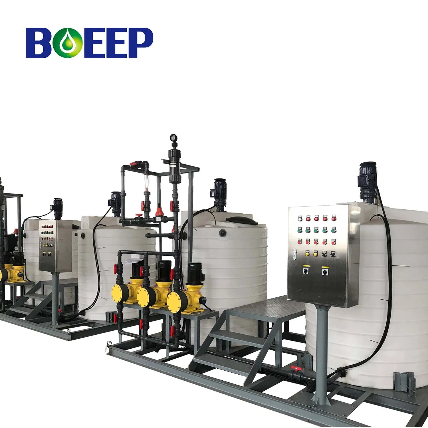 Chemical Dosing Skid for PAC Coagulant and Flocculation Water Treatment