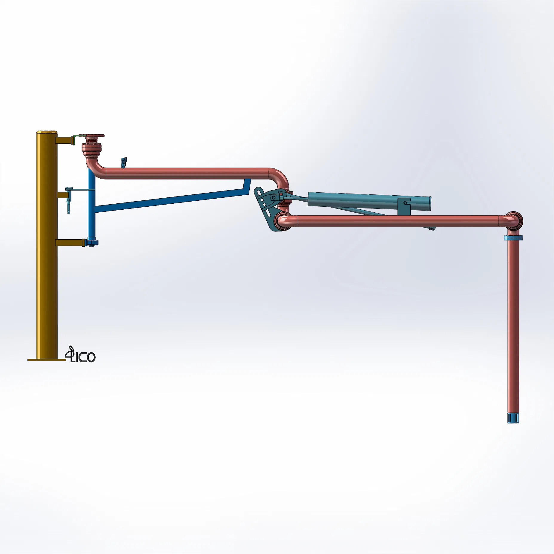 Al1401 Loading Arm for Tanker Fluid Transfer