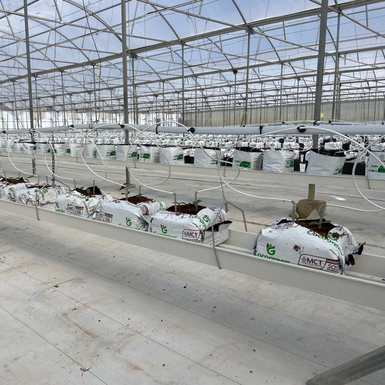Greenhouse Gutter for Cucumber Agriculture PVC Plastic Fodder System Strawberry Gutter