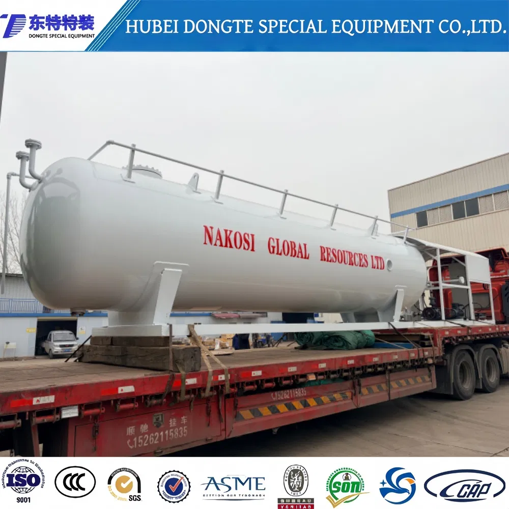 Portable Micro Gas Station: LPG Gas Cylinder Filling Bottling Plant 20cbm Mini Skid-Mounted Fuel Dispenser with Mobile Filling Pump