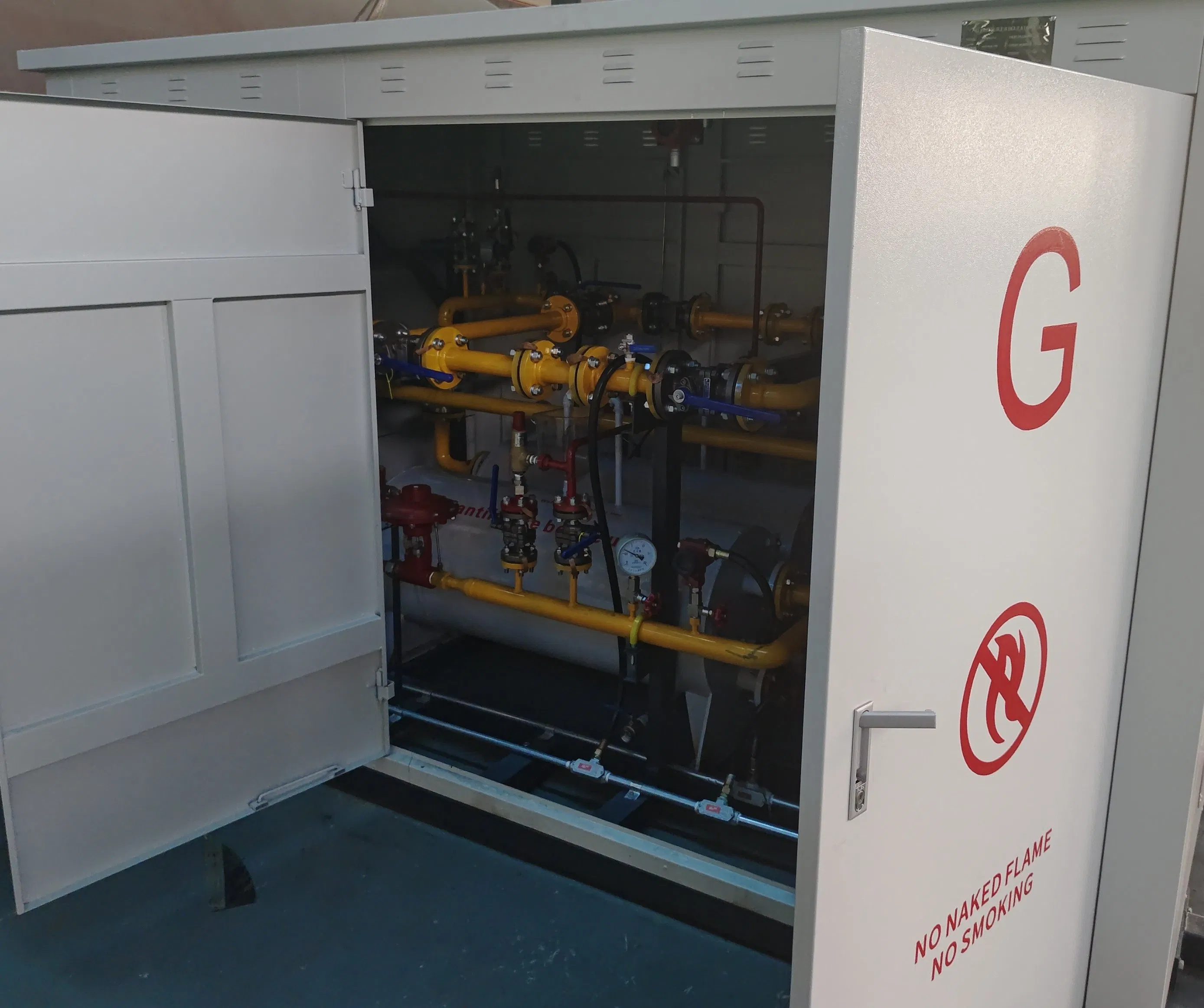 500nm3/H 500scm Pressure Regulating and Metering System CNG Prms Skid Station