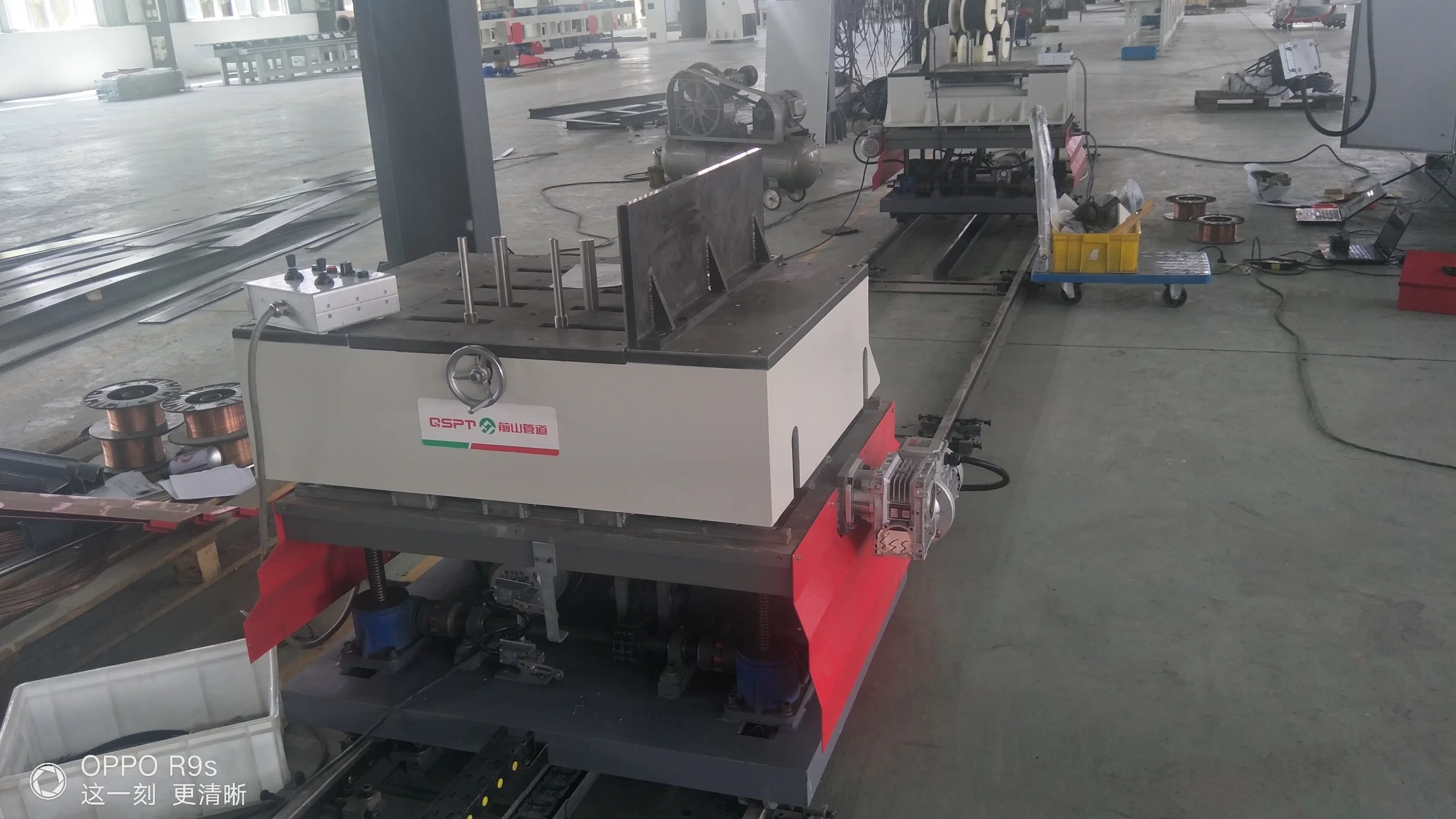 Pipe Transverse/ Lateral Trolley Conveying System for Cutting and Beveling Station / Fitting up and Welding Station