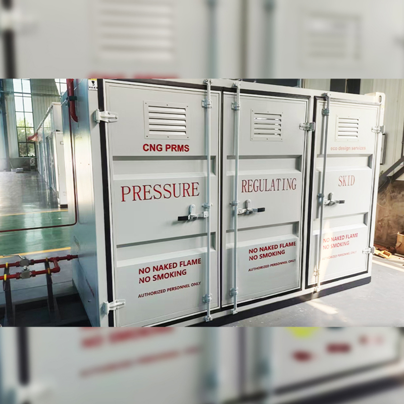 Automated-Control Fueling-Station-Ready Filtration-System Pressure-Testing-Compliant Gas-Leak-Detection Industrial-Fueling Pressure Reducing Skid