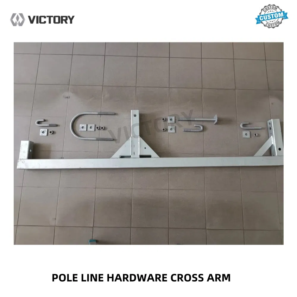 Durable Metal Support Arm for Utility Pole Hardware Solutions