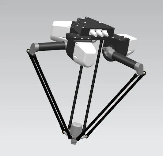 Delta Parallel Robot Arm View 1