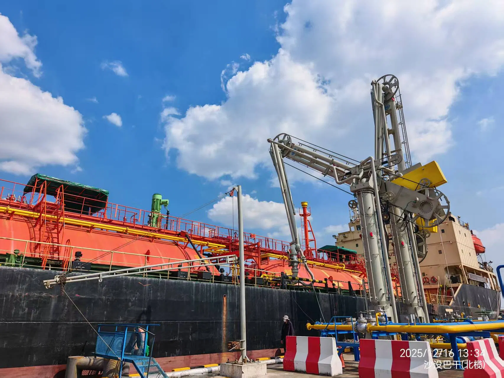 Double Pipeline Marine Loading Arm