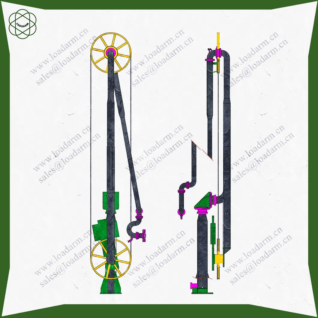 Structure for marine loading arm AM62