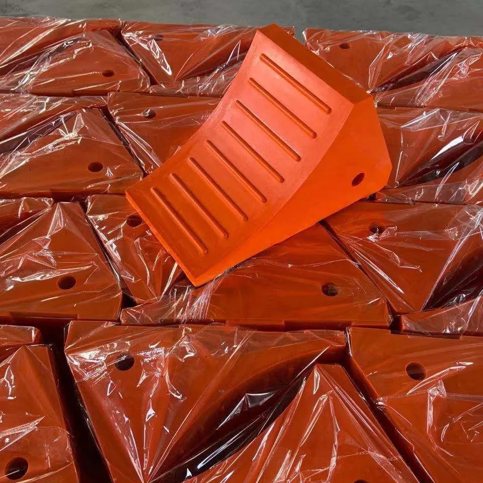 PU Wheel Chock Product Display