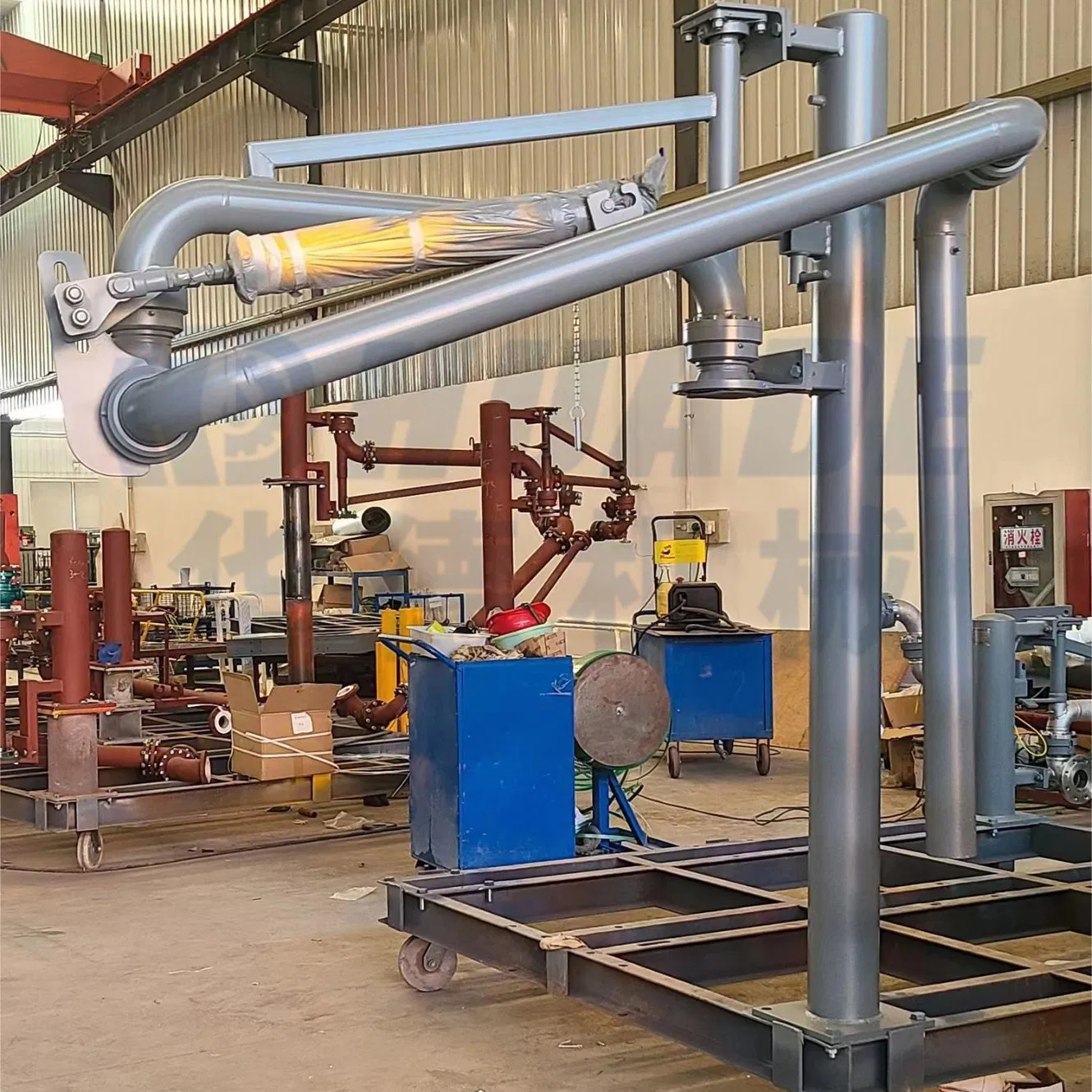 High Safety Hydraulic Crane Industrial Machinery Top Land Suspended Articulated Loading and Unloading Equipment Arm with Single Arms